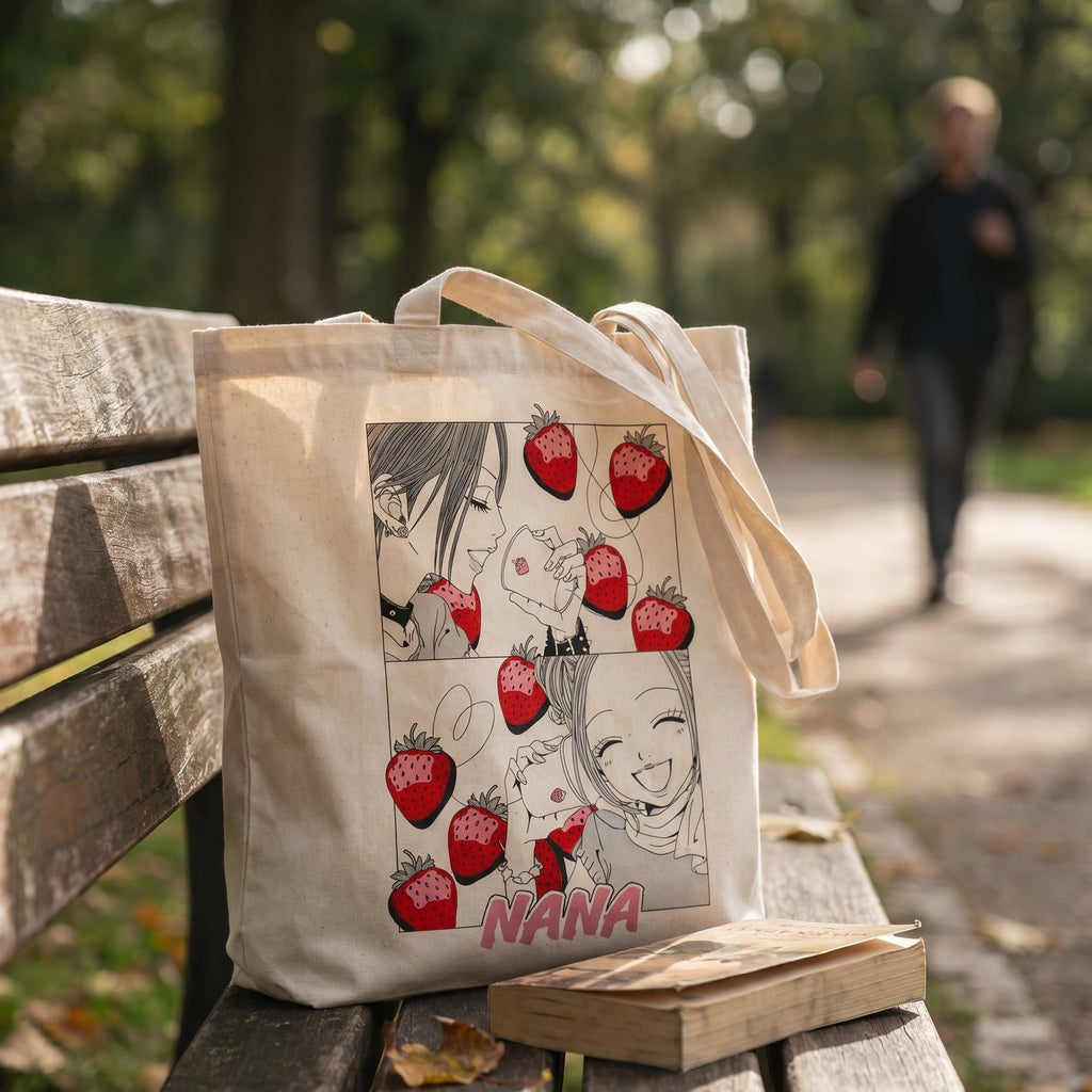 Image produit Sac cabas Strawberry Cups pour les fans de NANA
