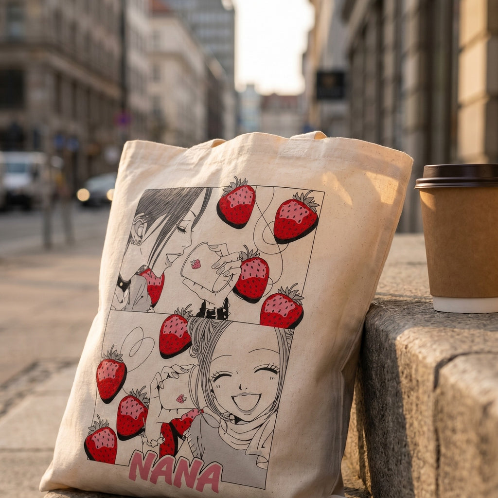 Image produit Sac cabas Strawberry Cups pour les fans de NANA