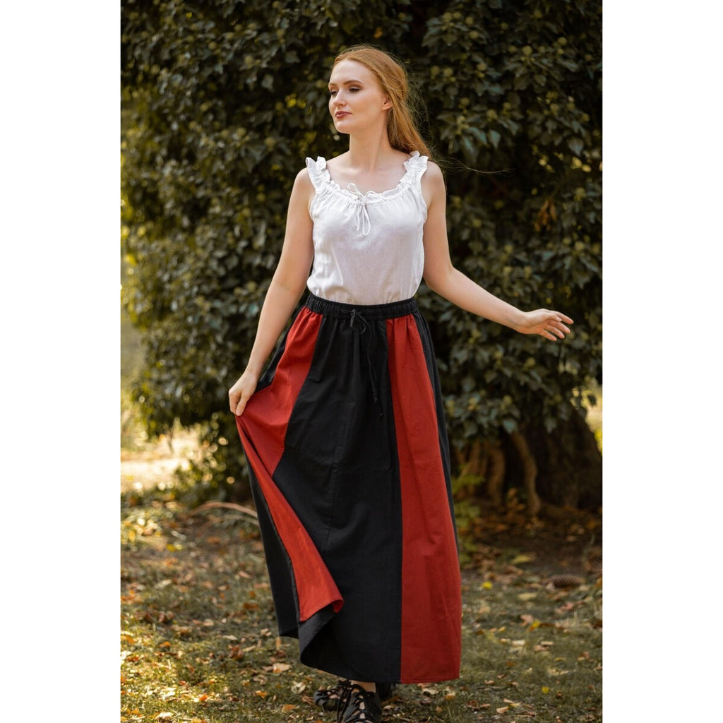 Productafbeelding Middeleeuwse zomerblouse Adele mouwloos wit