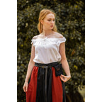 Productafbeelding Middeleeuwse zomerblouse Adele mouwloos wit