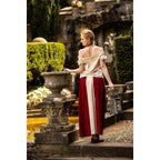Produktbild Mittelalter Sommerbluse Lotte mit Rüschen beige