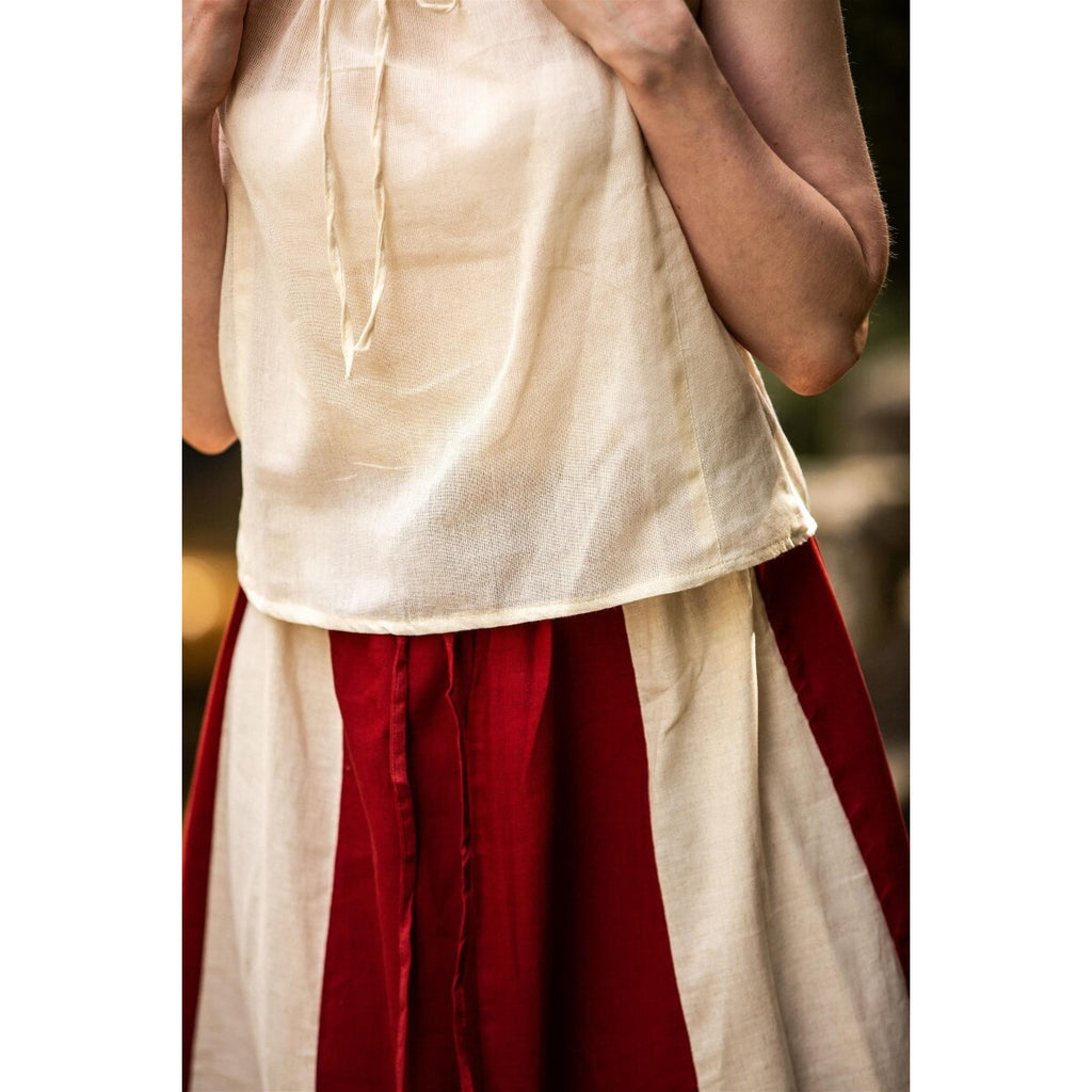 Produktbild Mittelalter Sommerbluse Lotte mit Rüschen beige