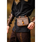 Image produit Bourse de ceinture médiévale en cuir Volmar