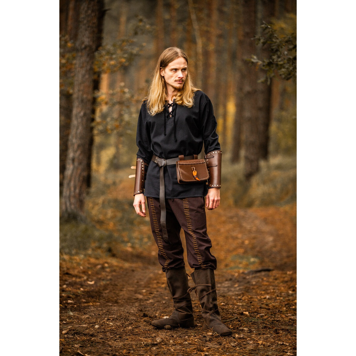 Image produit Bourse de ceinture médiévale en cuir Volmar