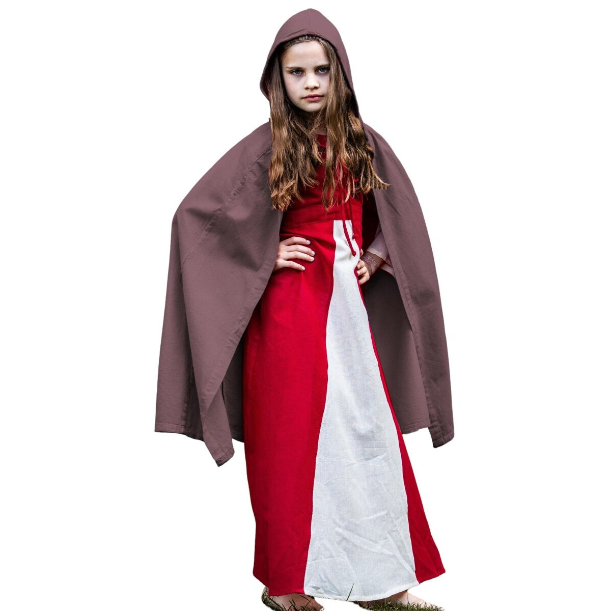 Productafbeelding Middeleeuwse kindercape bruin