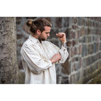 Image produit Chemise médiévale à lacets Arthur beige
