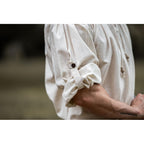 Image produit Chemise médiévale à col officier lacée Bruno beige