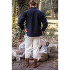 Productafbeelding Middeleeuws katoenen shirt Ingolf handgeweven zwart