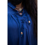 Productafbeelding Middeleeuws staande kraag vetershirt Friedrich blauw