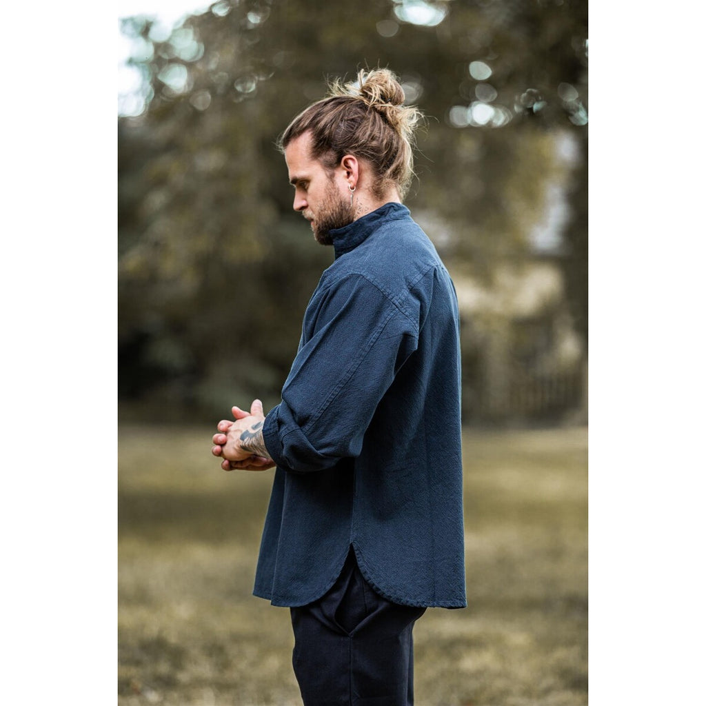 Image produit Chemise médiévale Ansbert bleu