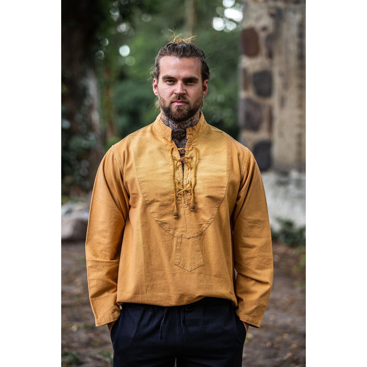 Image produit Chemise médiévale Ansbert marron