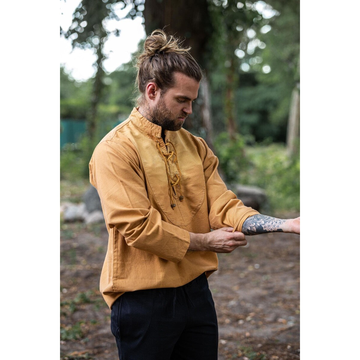 Image produit Chemise médiévale Ansbert marron