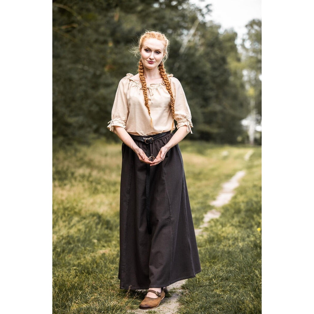 Productafbeelding Middeleeuwse blouse met korte mouwen Sandra