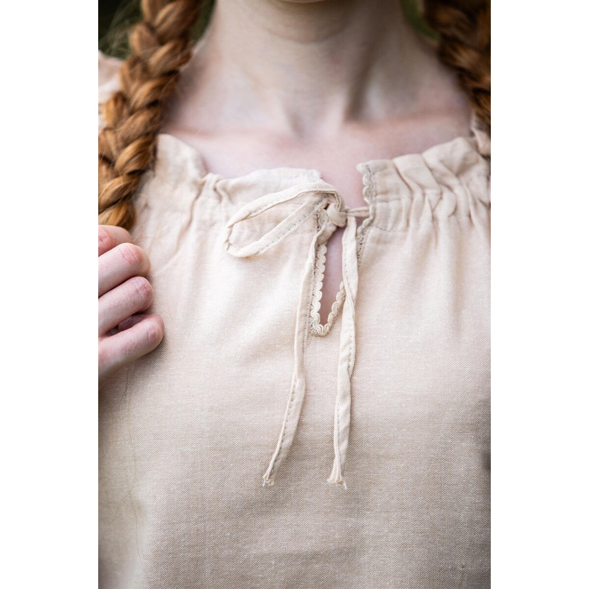 Productafbeelding Middeleeuwse blouse met korte mouwen Sandra
