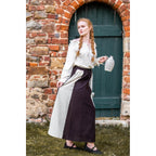 Productafbeelding Middeleeuwse blouse met kant Bettina beige