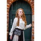 Productafbeelding Middeleeuwse blouse met kant Bettina beige
