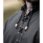 Image produit Chemise médiévale Gustavo noire