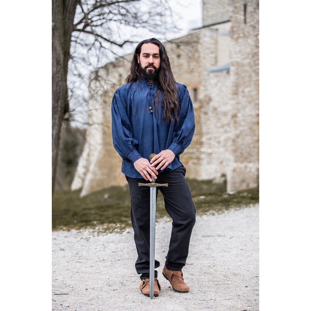 Productafbeelding Middeleeuws shirt Leopold blauw