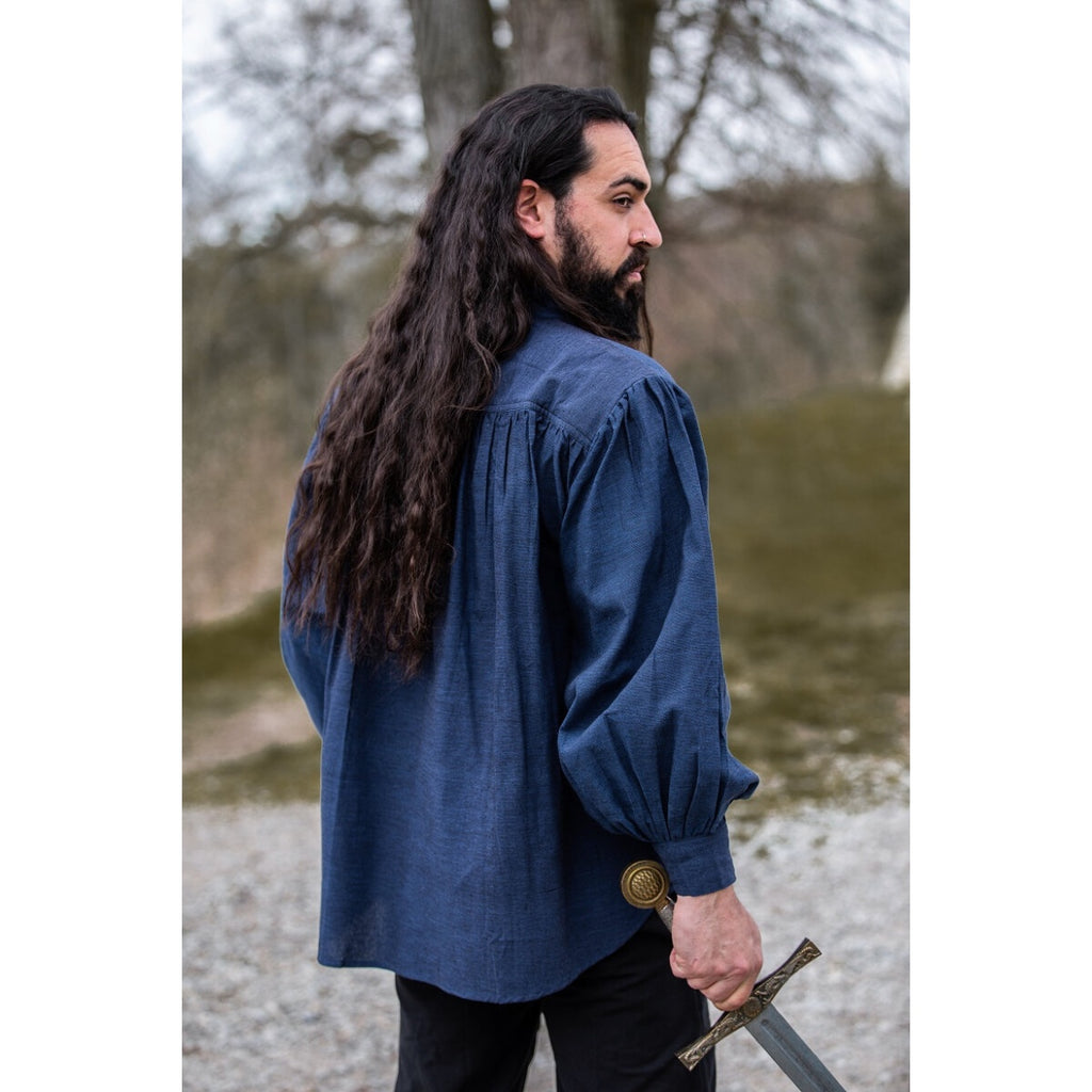 Productafbeelding Middeleeuws shirt Leopold blauw