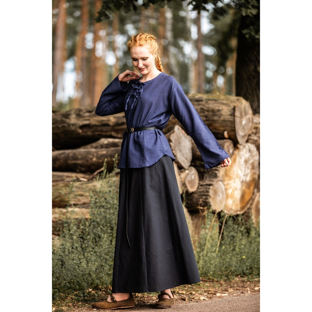 Produktbild Mittelalter Bluse Tilda blau