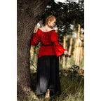 Productafbeelding Middeleeuwse blouse Emma rood