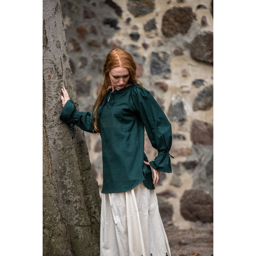 Image produit Blouse médiévale Morgan verte