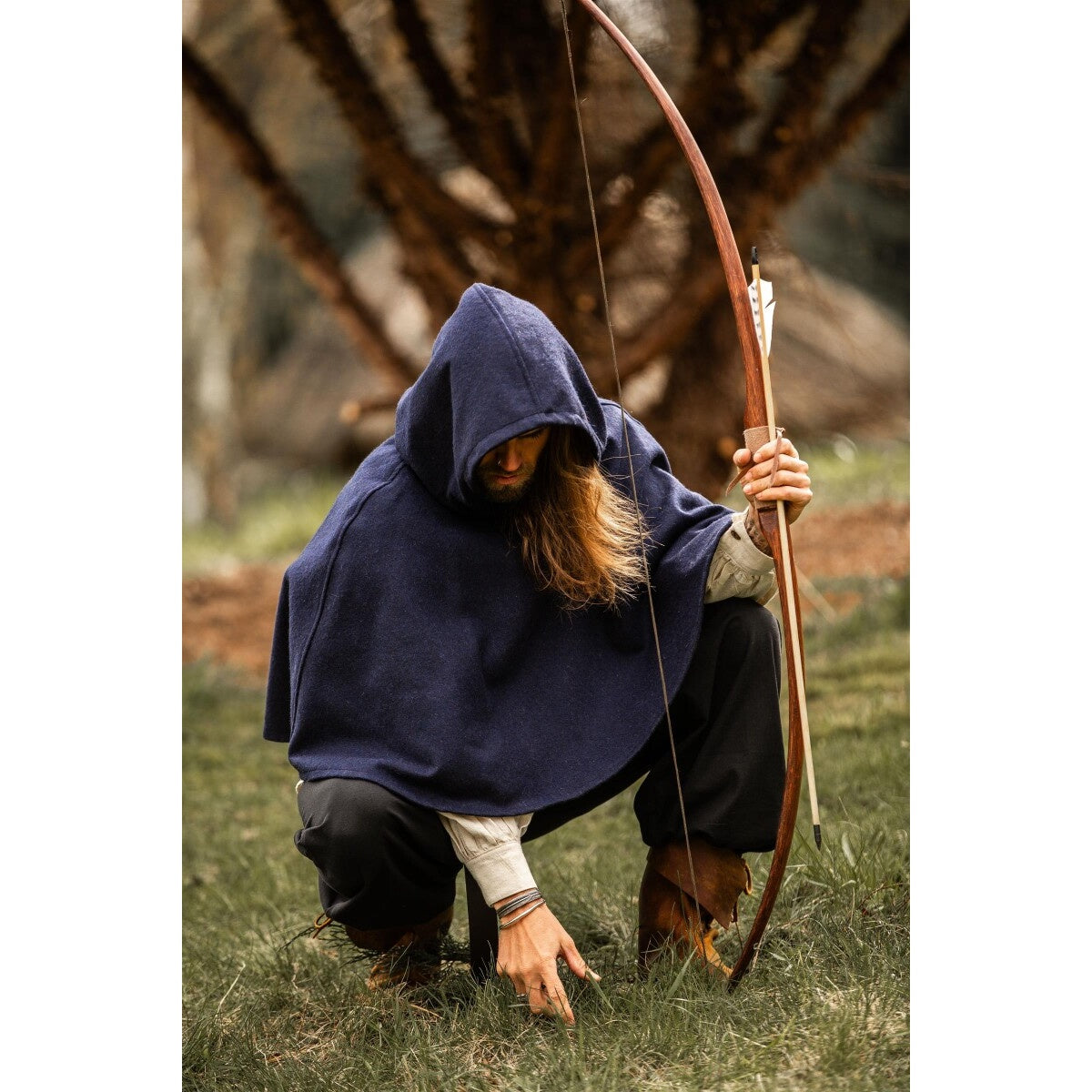 Image produit Gugel médiévale en laine Paul