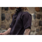 Image produit Chemise médiévale Erik manches courtes marron