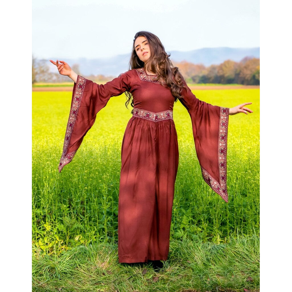 Image produit Robe médiévale Katharina rouge