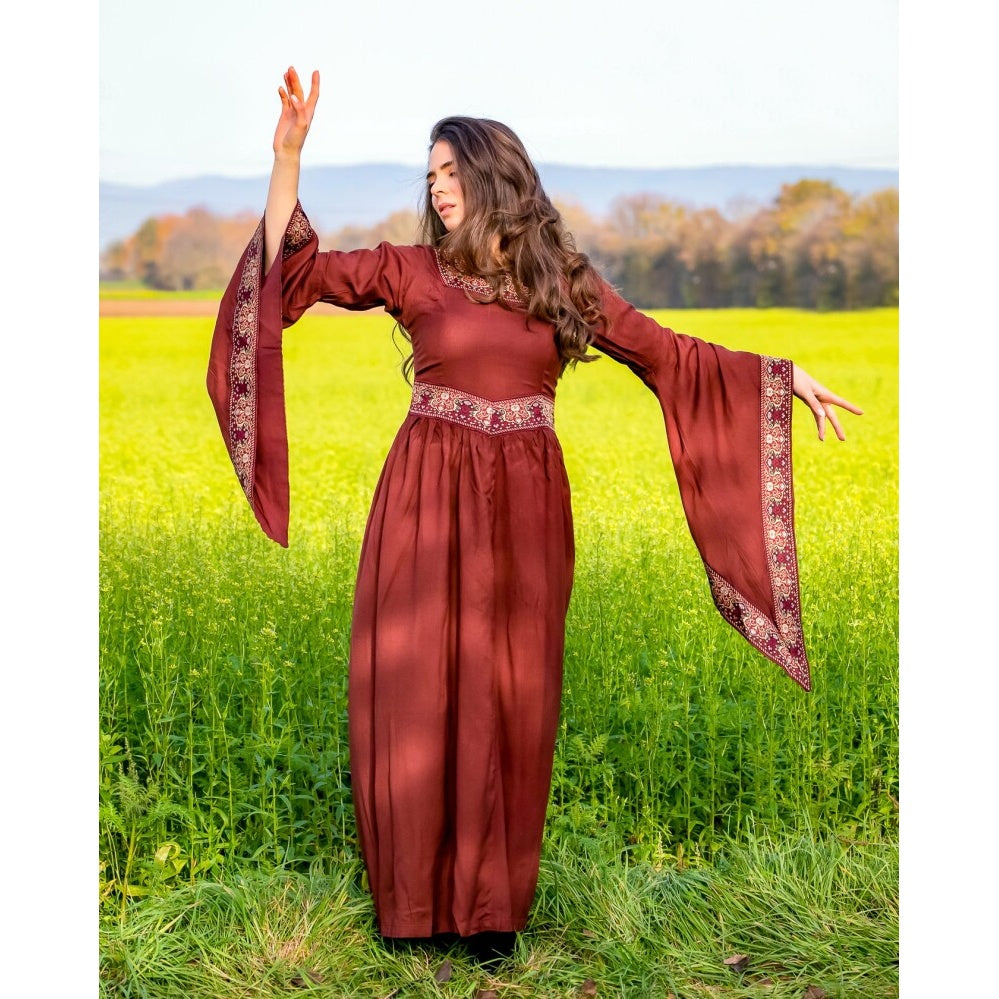 Image produit Robe médiévale Katharina rouge