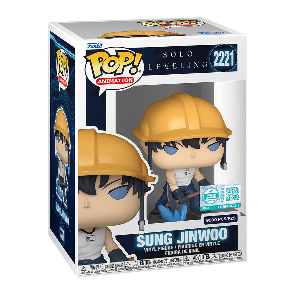 Image produit Solo Leveling – Jinwoo (Mining) figurine Funko Pop Limited Edition Supreme