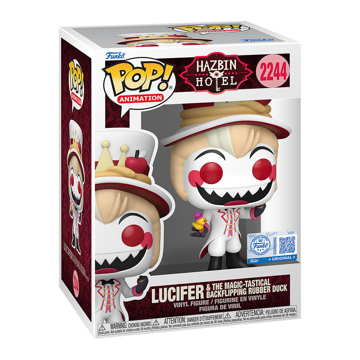 Image produit Hazbin Hotel – Lucifer avec canard magique figurine Funko Pop!