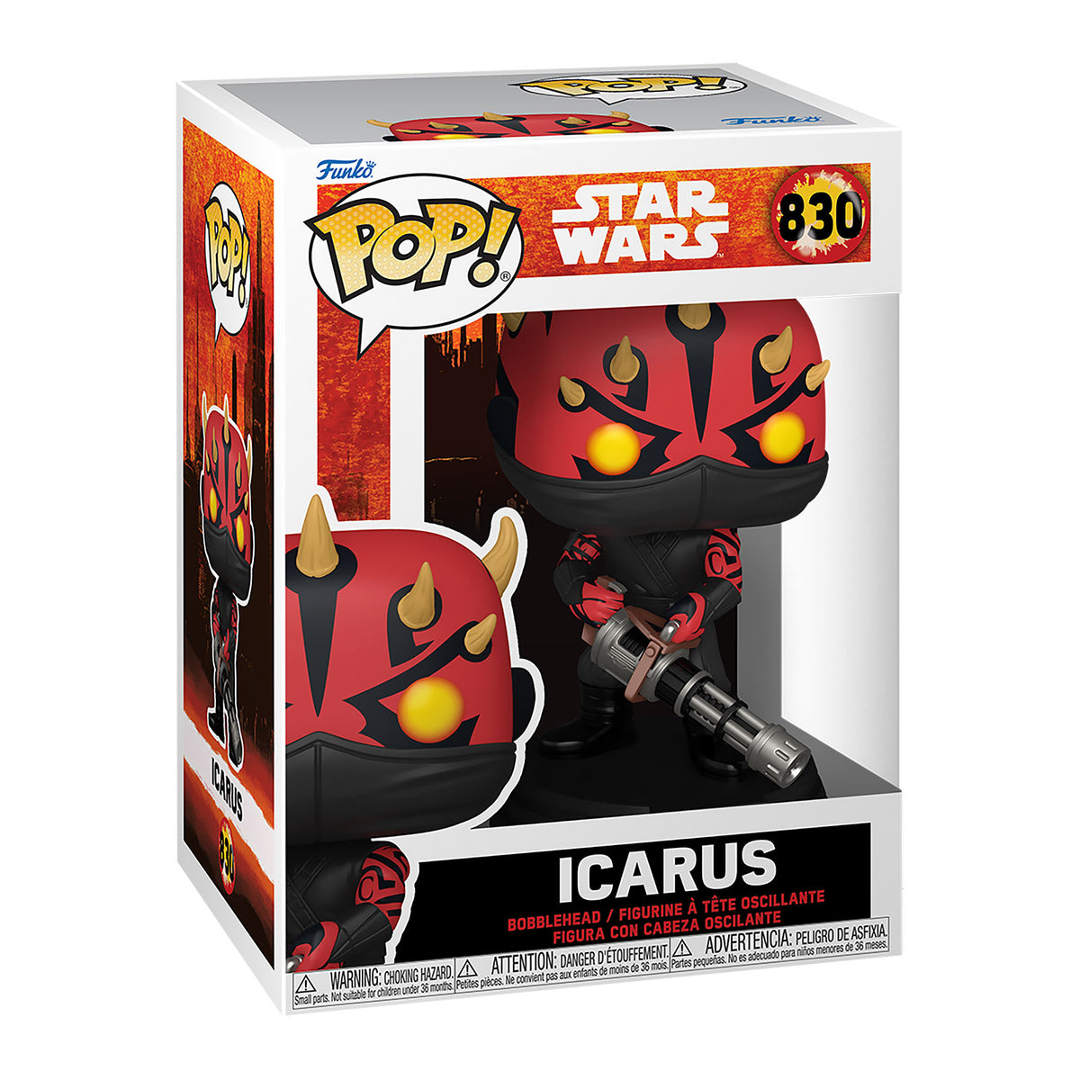 Image produit Darth Maul : Icarus figurine Funko Pop à tête branlante - Star Wars