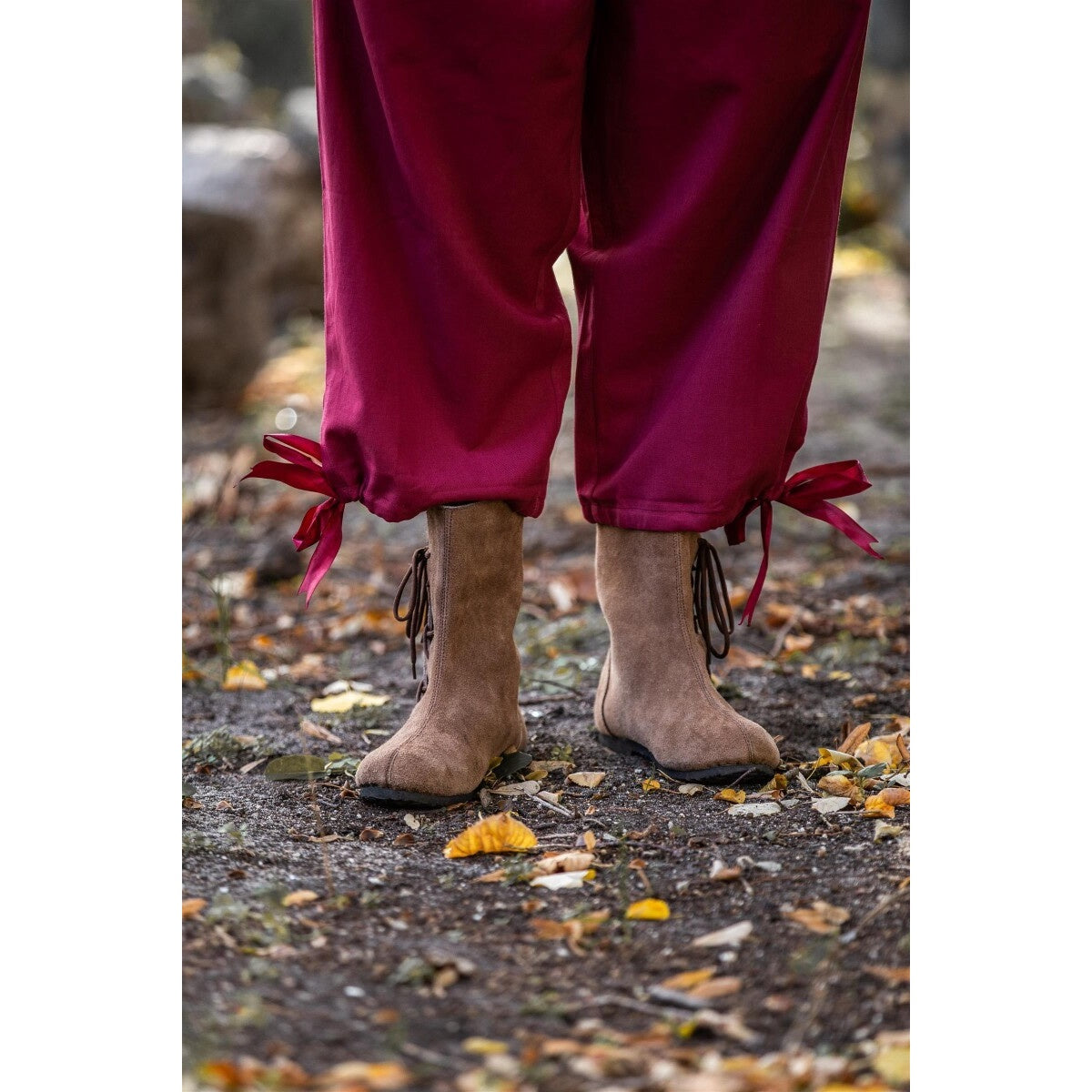 Produktbild Mittelalter Kniebundhose Vincent rot