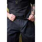 Image produit Pantalon médiéval Tiago avec laçage de jambe noir