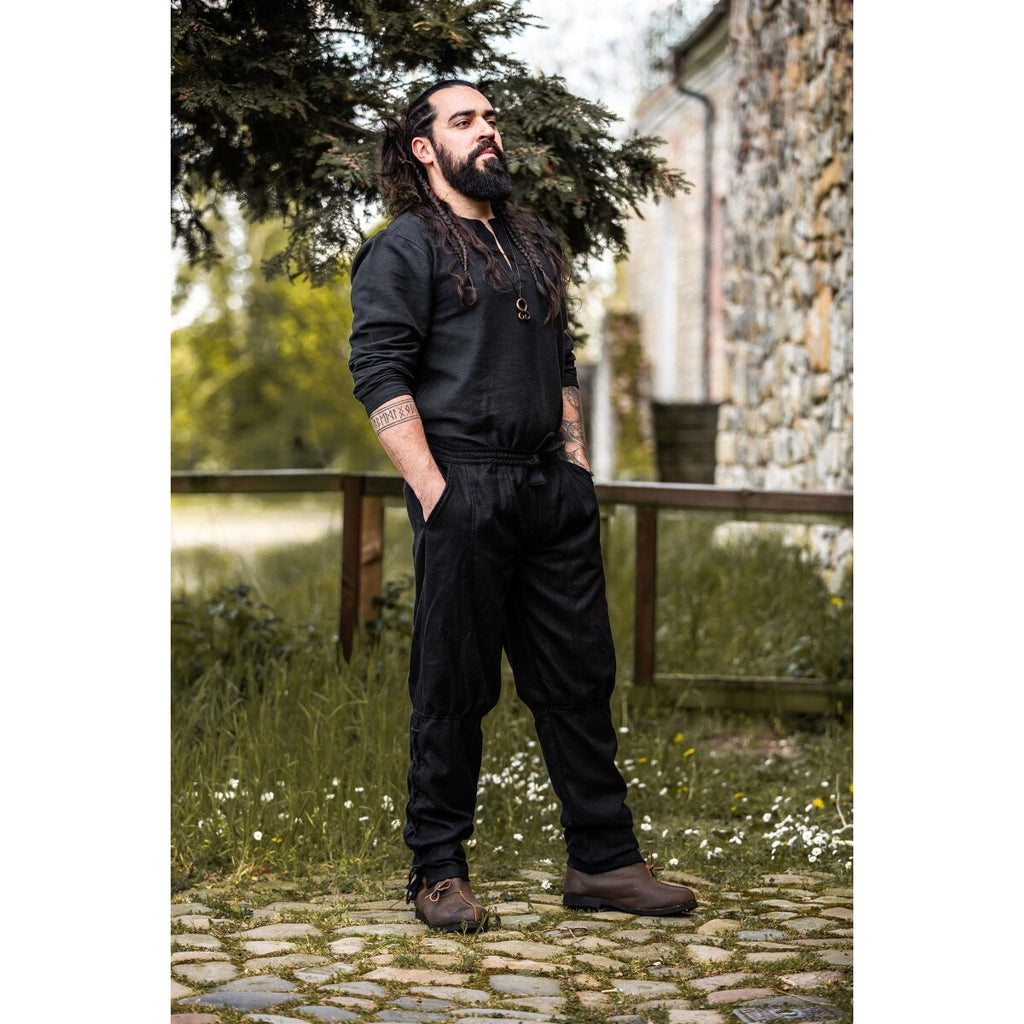 Produktbild Mittelalter Wollhose Jorgen schwarz