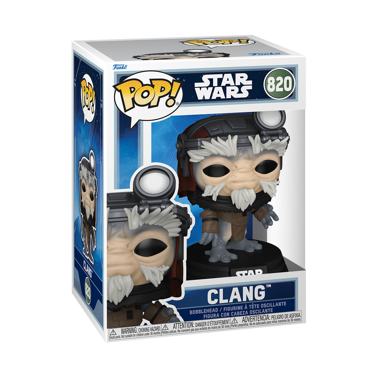 Image produit Figurine Funko Pop! Anzellan à tête branlante – Star Wars The Mandalorian et Grogu