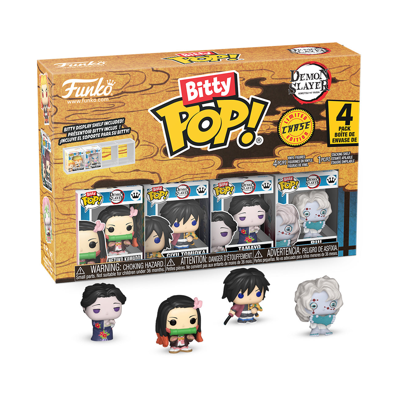 Productafbeelding Demon Slayer - Funko Bitty Pop Figuren Set van 4 Serie 2