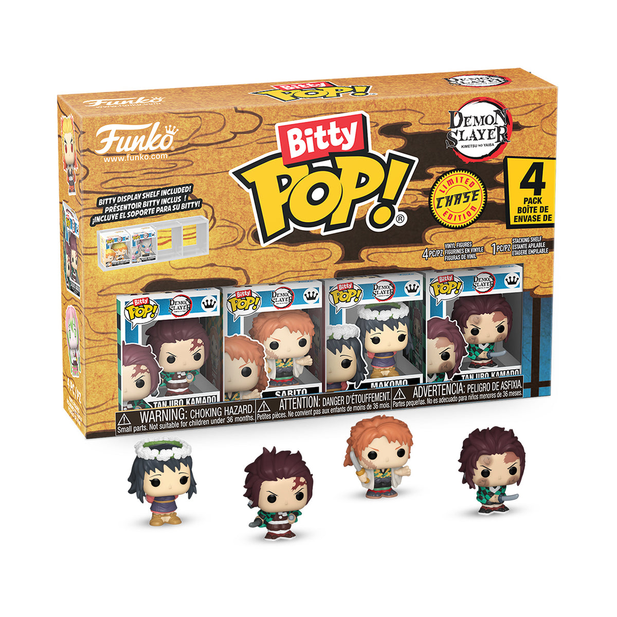 Productafbeelding Demon Slayer - Funko Bitty Pop 4-delige Figuren Set Serie 4