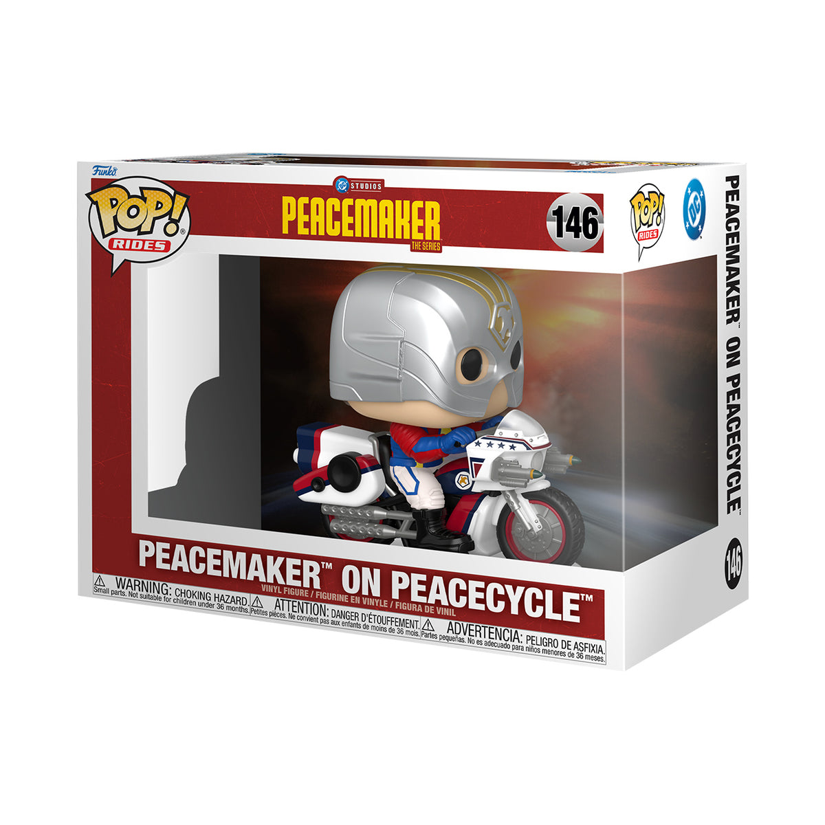 Image produit Figurine Funko Pop Peacemaker avec Peacecycle - DC Comics