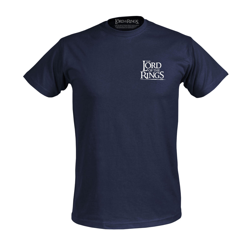 Productafbeelding De Ene Ring T-shirt blauw - In de Ban van de Ring