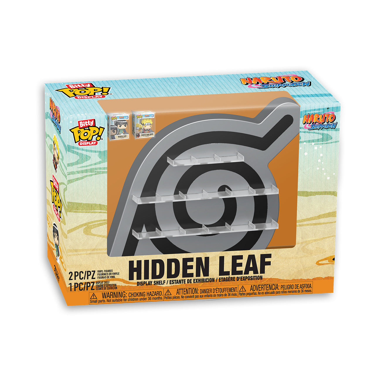 Image produit Naruto Shippuden - Présentoir Funko Bitty POP Hidden Leaf avec 2 figurines