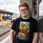 Productafbeelding Rivendel T-shirt zwart - In de Ban van de Ring