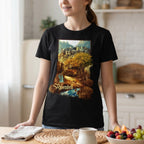 Productafbeelding Rivendel T-shirt zwart - In de Ban van de Ring