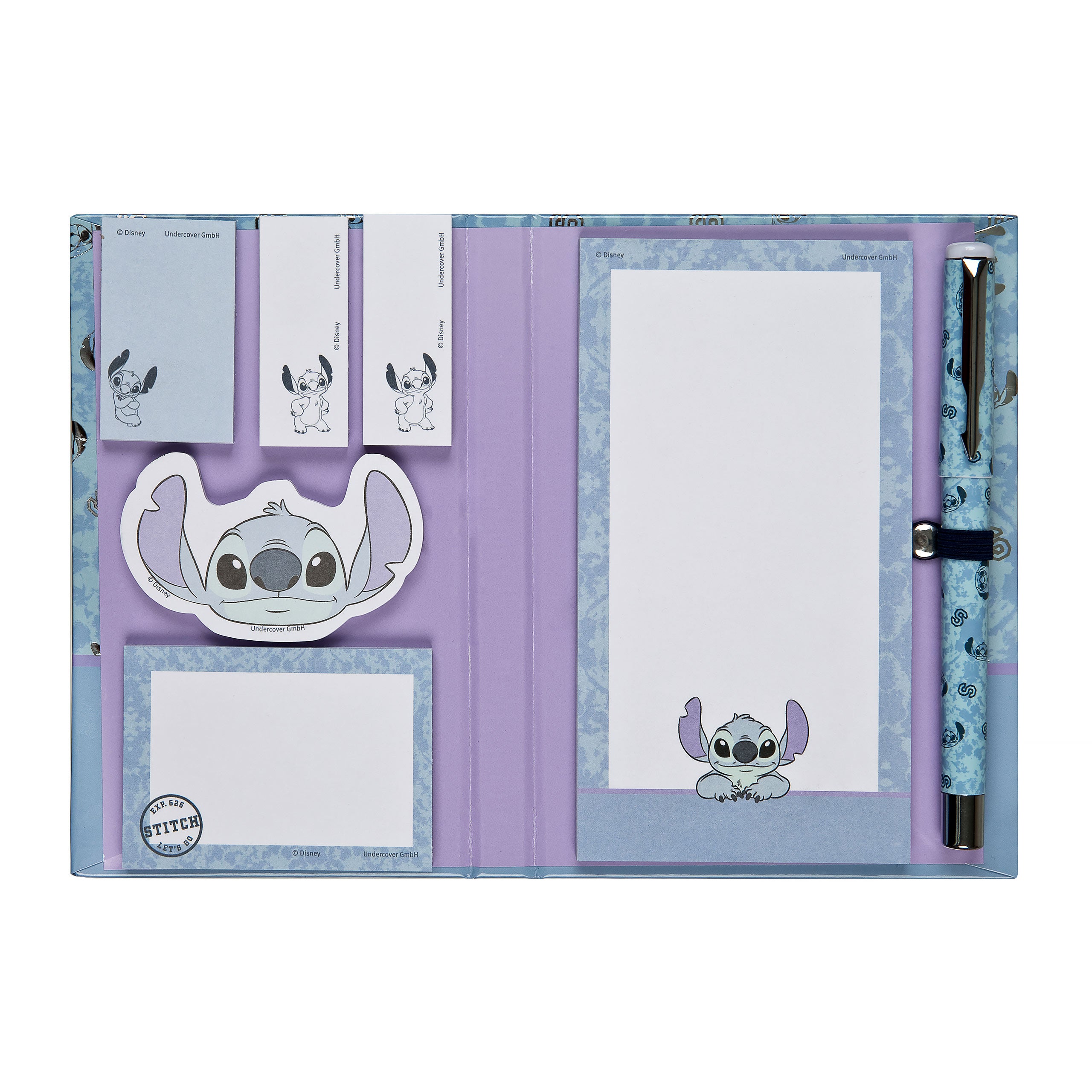 Produktbild Stitch Notizblockset mit Stift - Lilo & Stitch