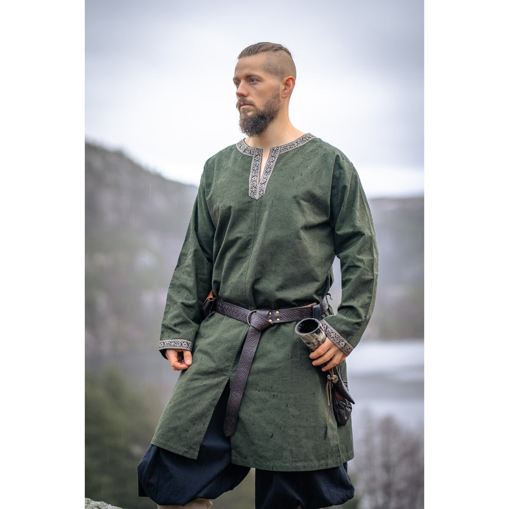 Image produit Tunique viking médiévale Aegir vert