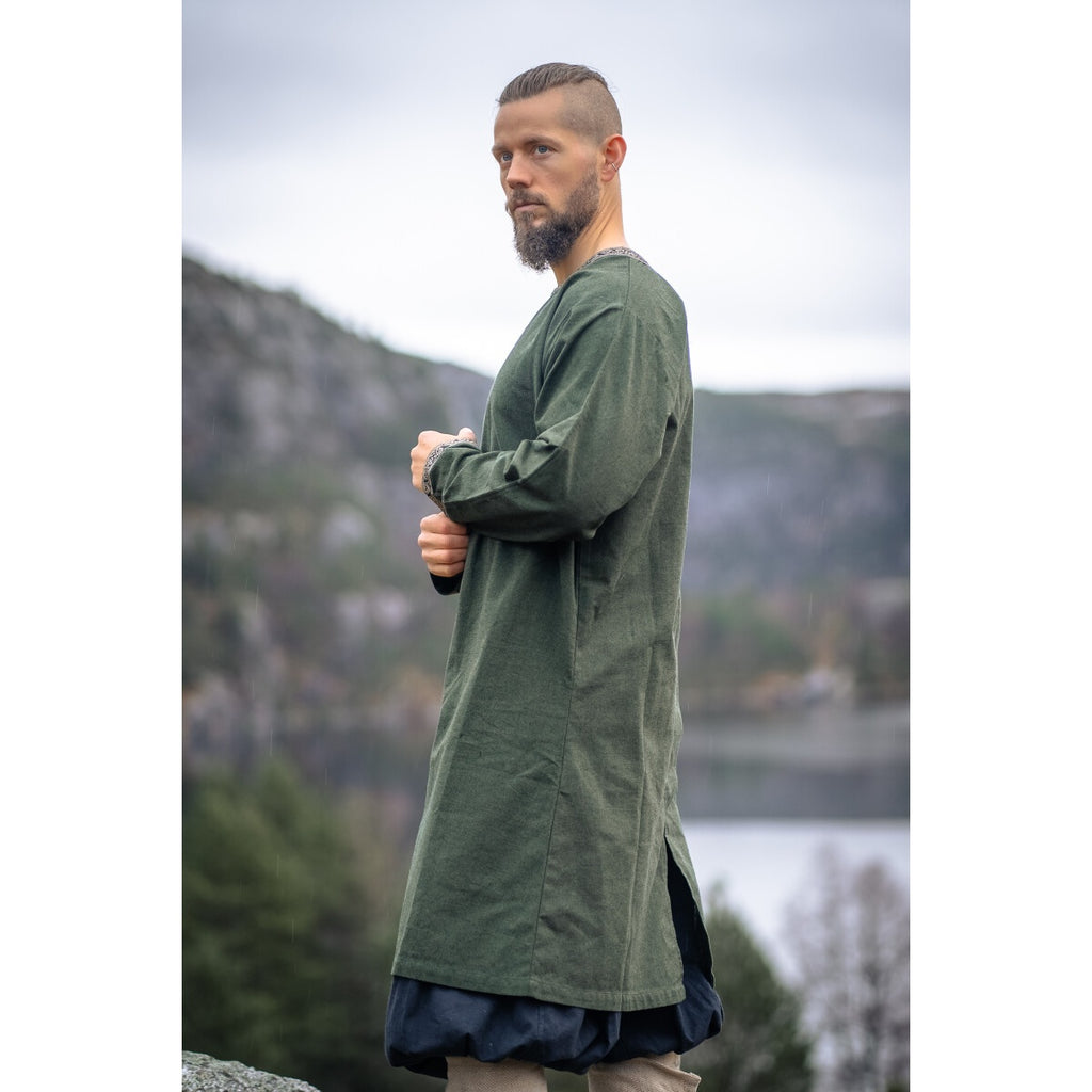 Image produit Tunique viking médiévale Aegir vert