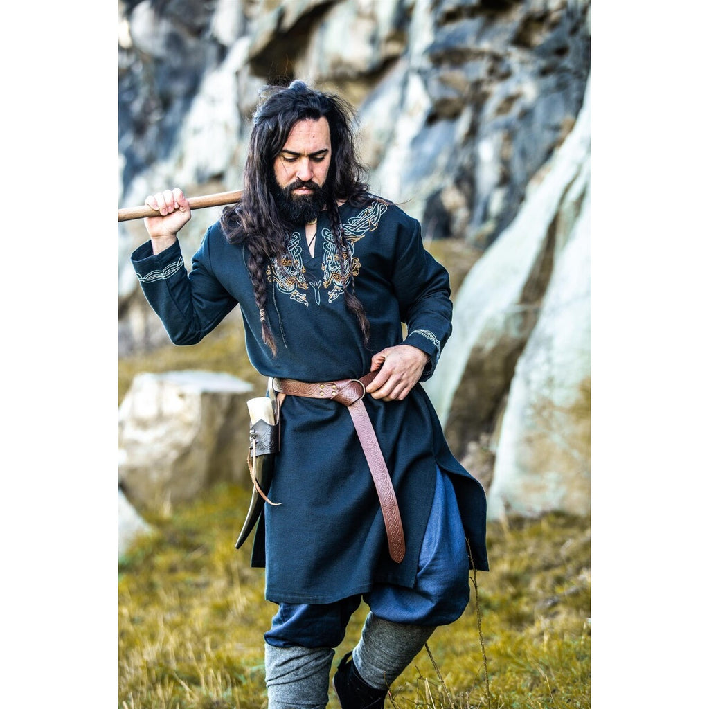 Produktbild Mittelalter Wikinger Tunika Snorri schwarz