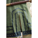 Image produit Tunique viking médiévale Rollo manches courtes vert