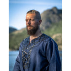 Productafbeelding Middeleeuwse Viking tuniek Erik donkerblauw
